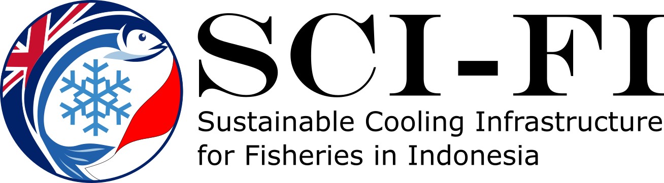SCI-FI Project Logo (Sustainable Cooling Infrastructure for Fisheries in Indonesia)